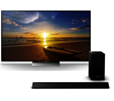 65 Sony KD65XD9305BU 4K Ultra HD HDR  LED TV & Wireless Sound Bar Bundle